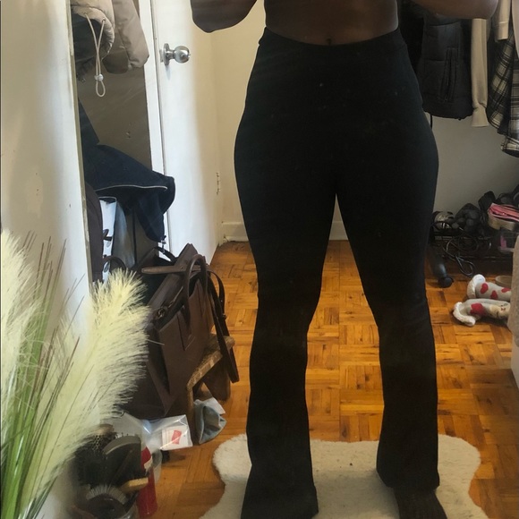 Ribbed flared pants - Picture 1 of 2